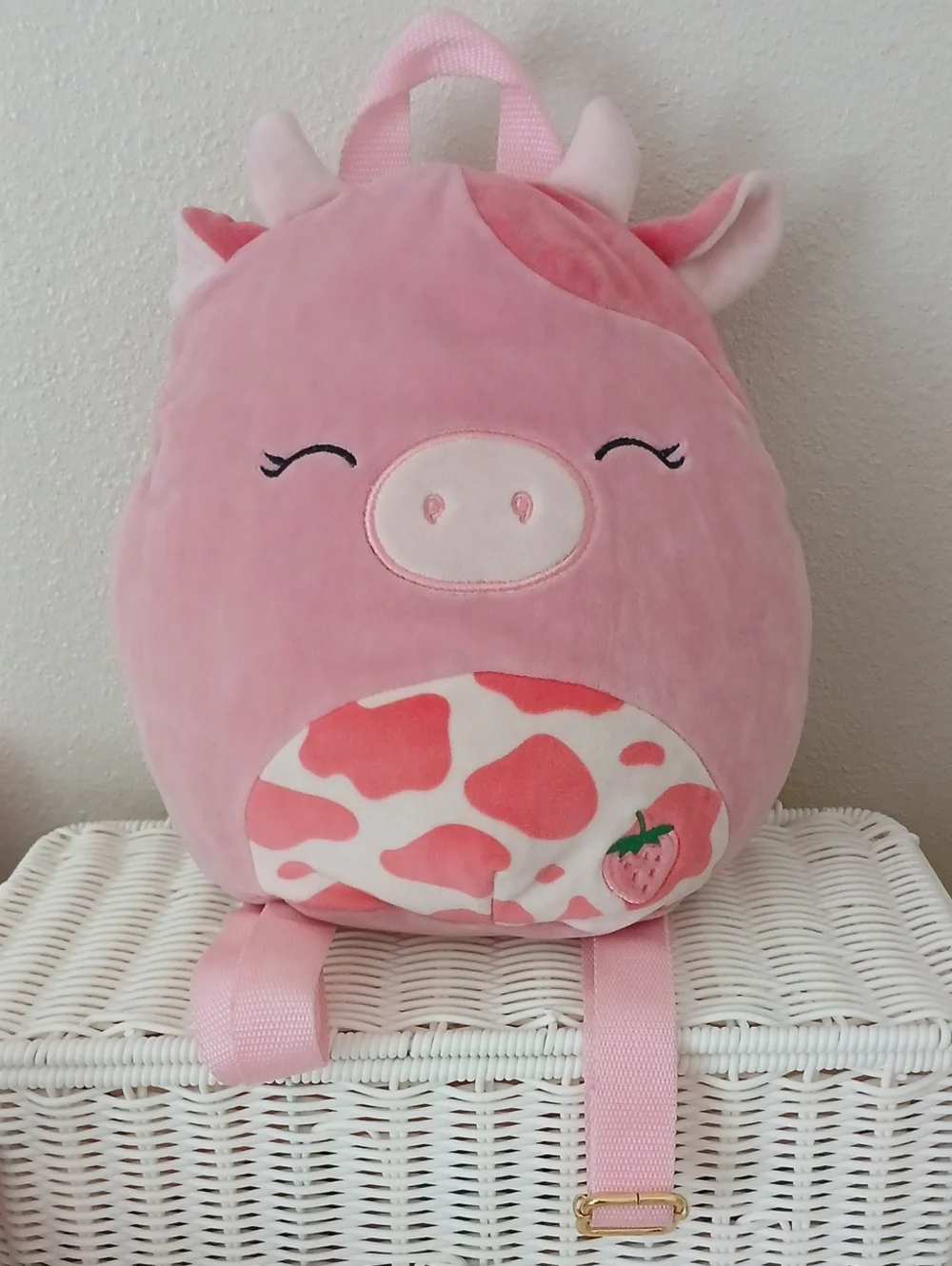 Squishmallows Kids Backpack - Cute Pig Design